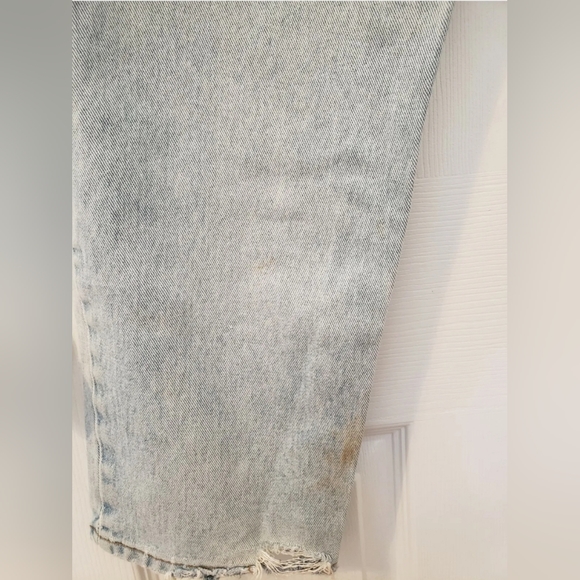 💪VINTAGE BRITCHES GREAT OUTDOORS BLUE JEANS MEN'S SIZE 31 x 31 FADED DISTRESSED - Picture 11 of 12